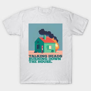 Talking Heads ••• Original 80s Style Fan Artwork T-Shirt